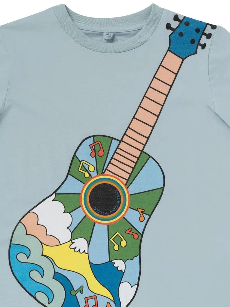 商品Stella McCartney|Guitar Print Organic Cotton T-shirt,价格¥348,第1张图片