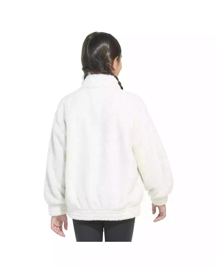 Big Girls Mock Neck Furry Lurex Sherpa Pullover Jacket 商品