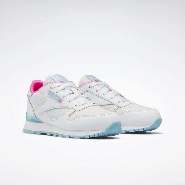 商品Reebok|Classic Leather Step 'n' Flash Shoes - Preschool,价格¥507,第3张图片详细描述