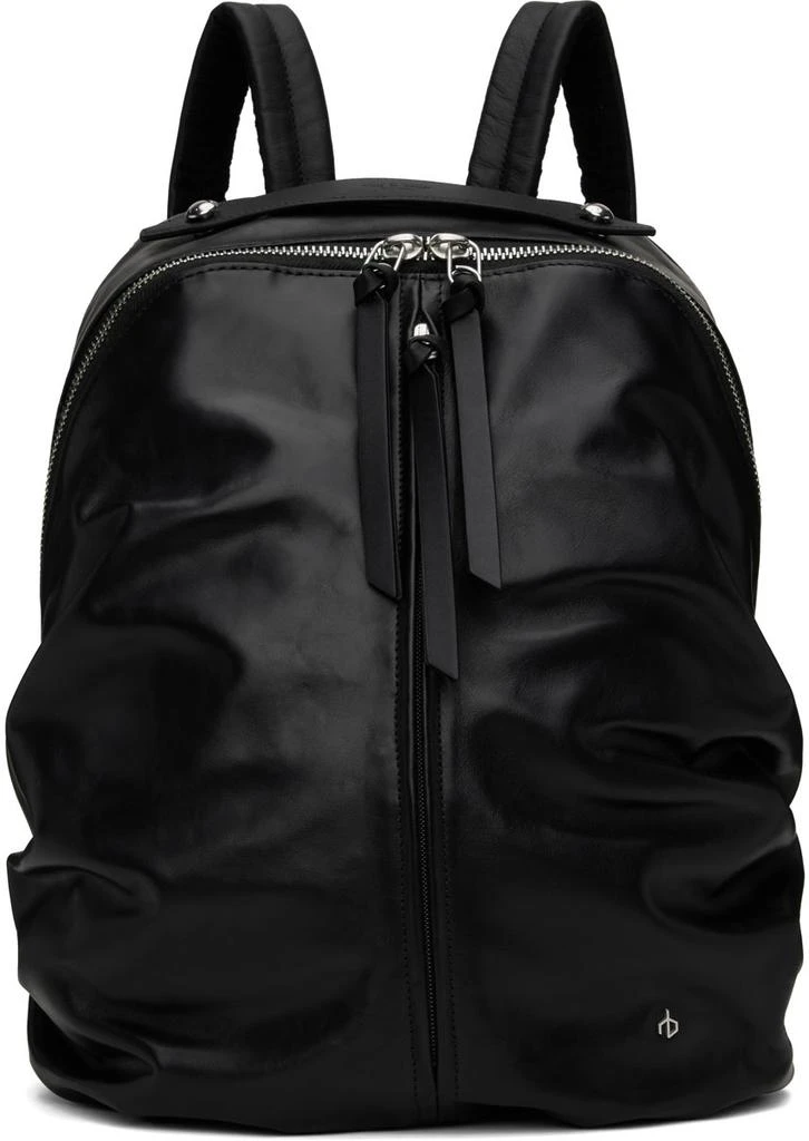 商品Rag & Bone|Black Leather Commuter Backpack,价格¥2697,第1张图片