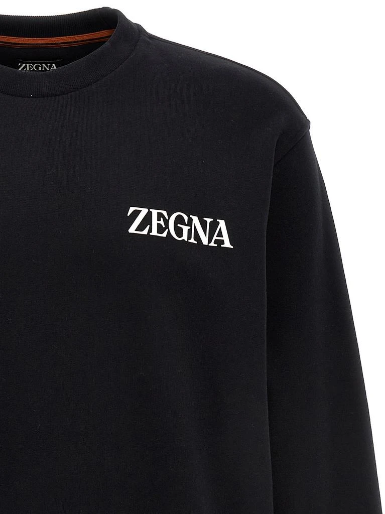 商品Zegna|Ermenegildo Zegna Logo Embossed Crewneck Sweatshirt,价格¥2376,第3张图片详细描述