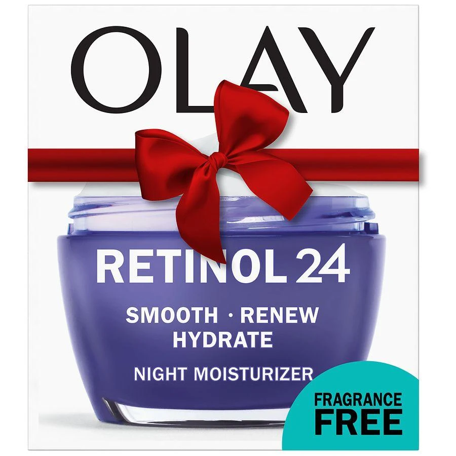 商品Olay|Retinol 24 Face Moisturizer, Anti-Aging Night Face Cream Fragrance-Free,价格¥222,第1张图片