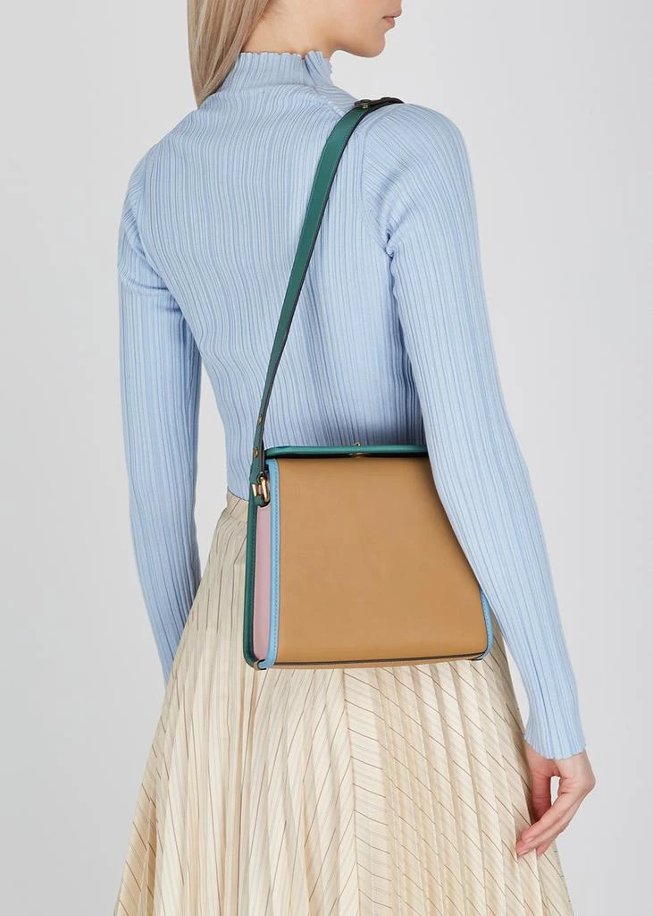 商品Coach|Turnlock colour-block leather top handle bag,价格¥2845,第5张图片详细描述