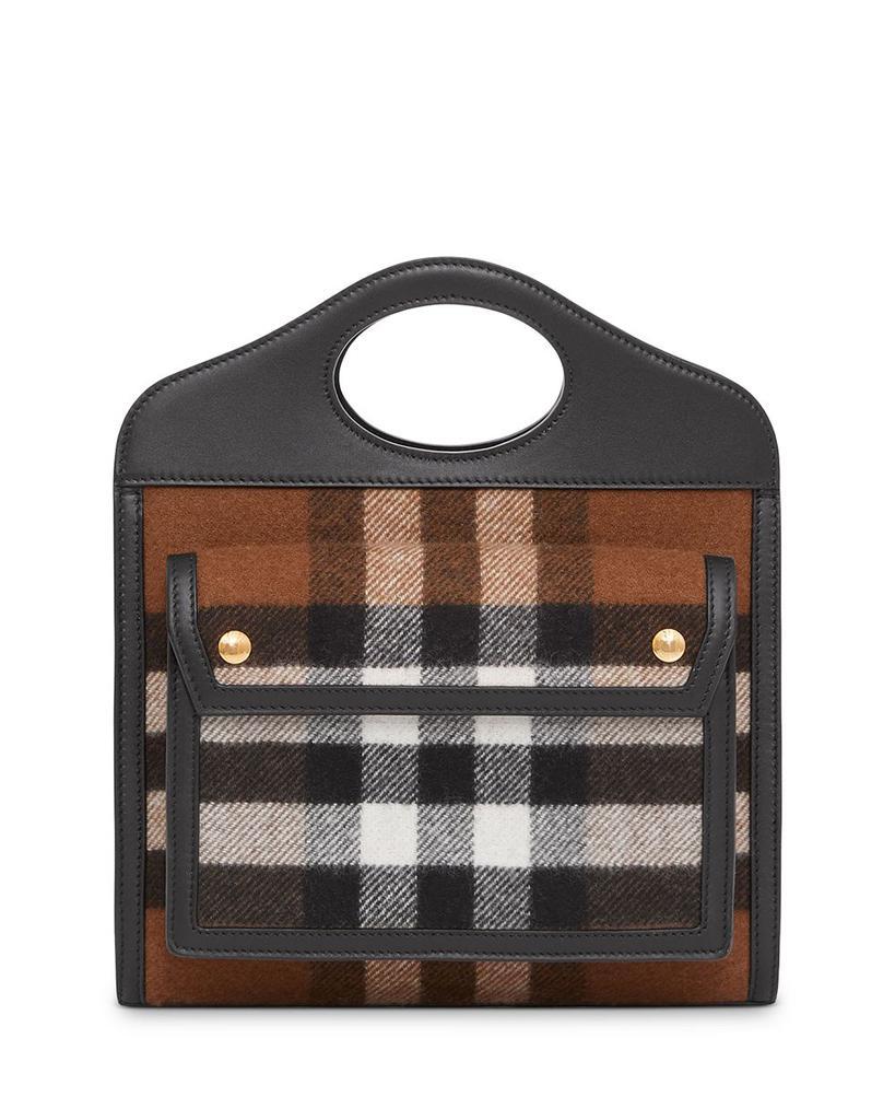 商品Burberry|Mini Cashmere Pocket Bag,价格¥14065,第1张图片