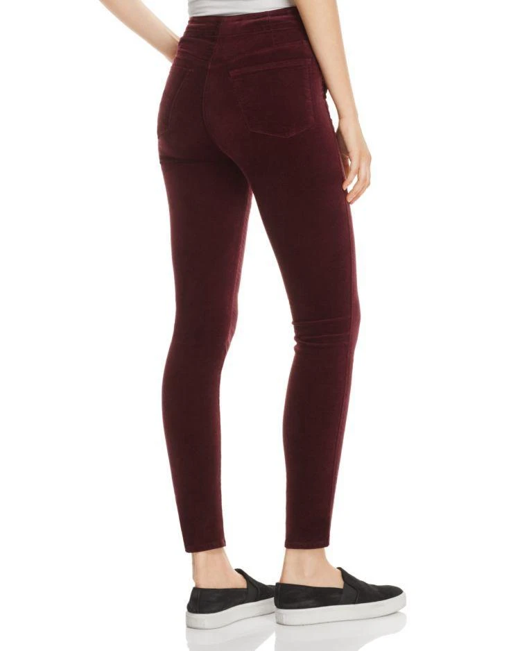 商品J Brand|Natasha Super Skinny Velvet Jeans in Deep Mulberry - 100% Exclusive,价格¥749,第2张图片详细描述