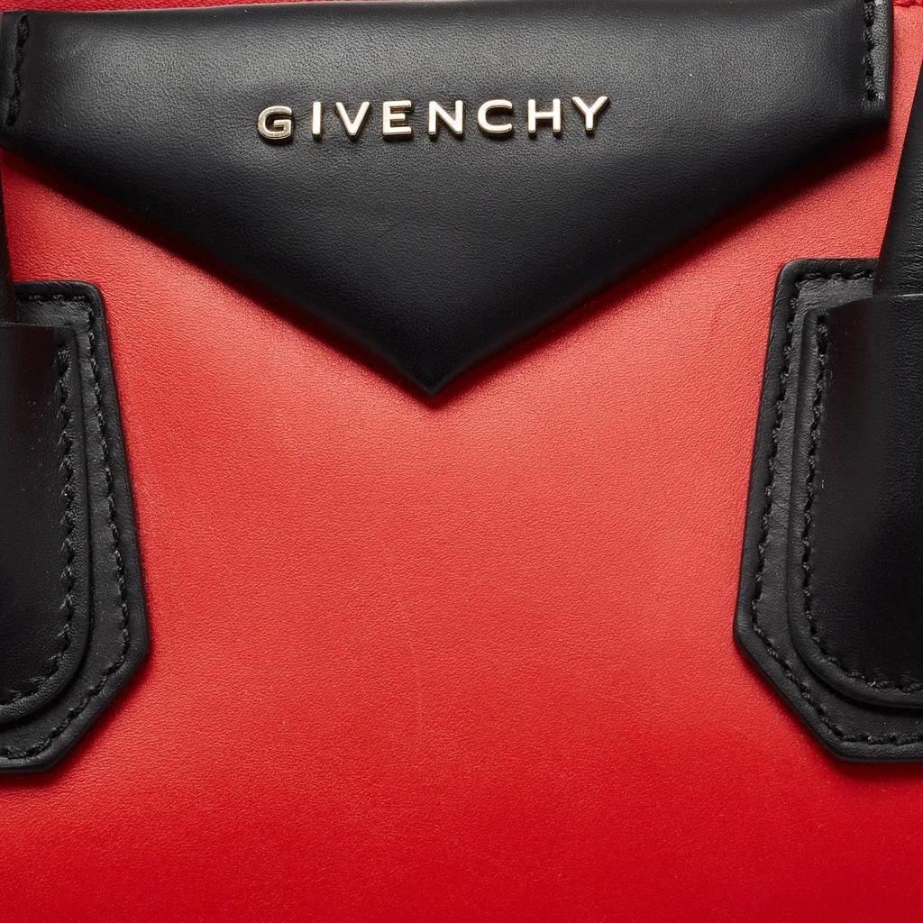 商品[二手商品] Givenchy|Givenchy Lipstick Red/Black Leather Small Antigona Satchel,价格¥4771,第5张图片详细描述