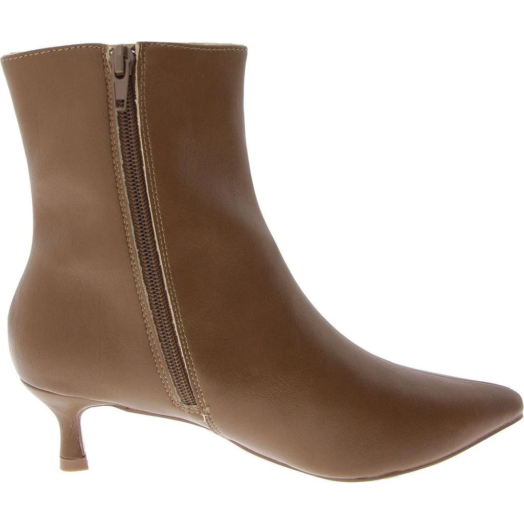 Journee Collection Womens Arely Faux Leather Pointed Toe Ankle Boots 商品