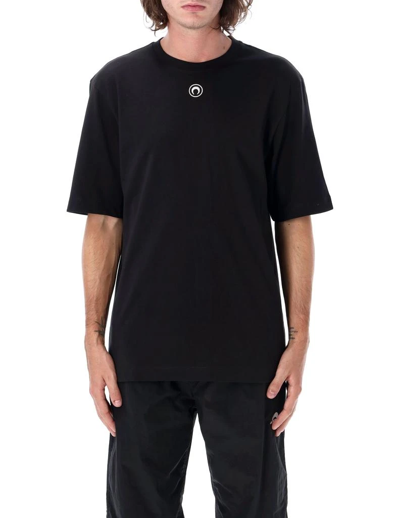 商品MARINE SERRE|ORGANIC COTTON PLAIN T-SHIRT,价格¥1207,第1张图片