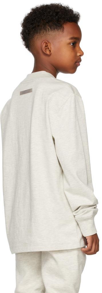商品Essentials|Kids Off-White Jersey Long Sleeve T-Shirt,价格¥320,第6张图片详细描述