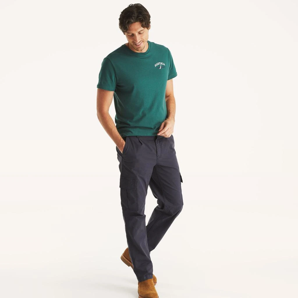 商品Nautica|Mens Yacht Racing Graphic T-Shirt,价格¥83,第2张图片详细描述