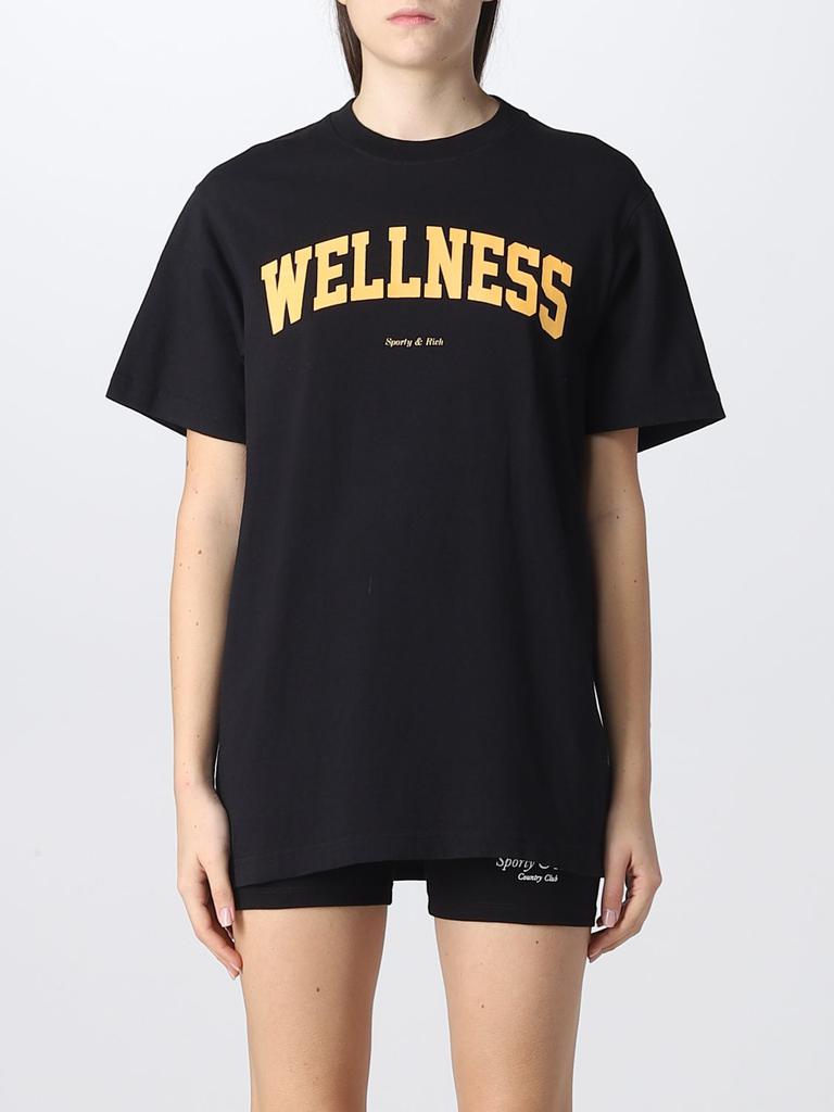 Sporty & Rich t-shirt for woman商品第1张图片规格展示