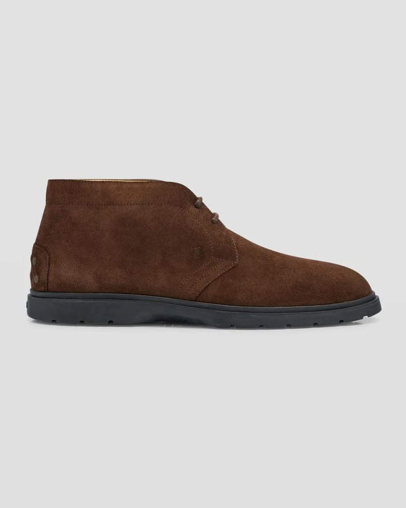 商品Tod's|Men's Polacco Ibrido Estivo Suede Chukka Boots,价格¥5599,第1张图片