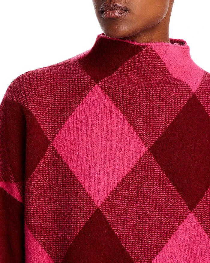 商品AQUA|Check Mock Neck Sweater - 100% Exclusive,价格¥329,第5张图片详细描述