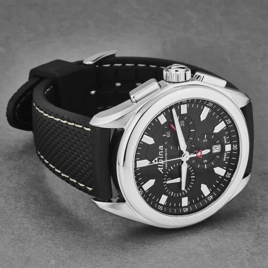 商品Alpina|Alpina Alpiner Chronograph Quartz Black Dial Mens Watch AL-373BB4E6,价格¥4039,第2张图片详细描述