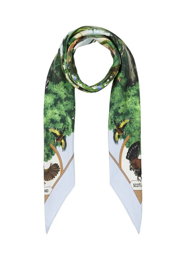 商品Burberry|The queen`s platinum jubilee silk square scarf,价格¥3415,第1张图片