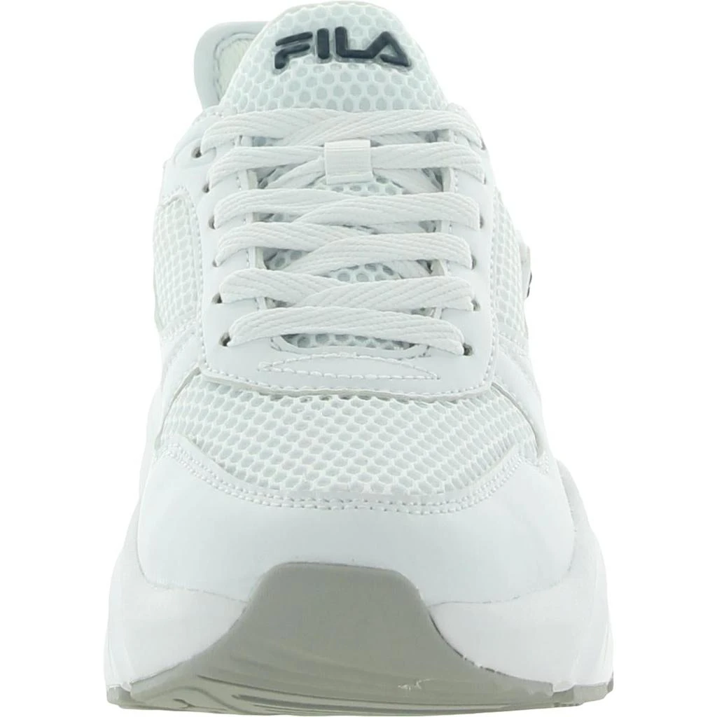 商品Fila|Fila Womens Dynamico Low Faux Leather Fitness Running Shoes,价格¥144,第2张图片详细描述