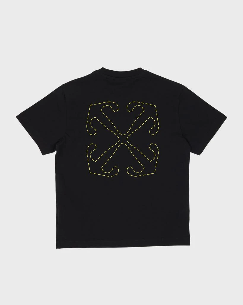 商品Off-White|Boy's Arrow Stitched Logo-Print T-Shirt, Size 4-12,价格¥659,第2张图片详细描述