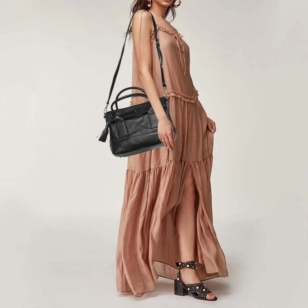 商品[二手商品] Kate Spade|Kate Spade Black Leather Top Handle Bag,价格¥805,第2张图片详细描述