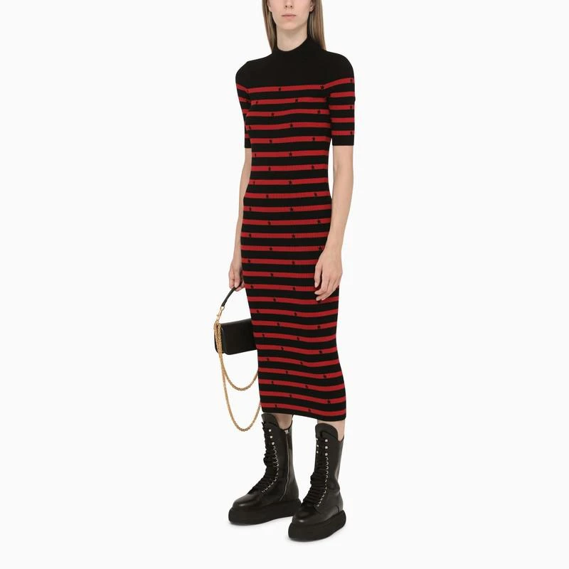 商品RED Valentino|Long black and red dress,价格¥2103,第2张图片详细描述