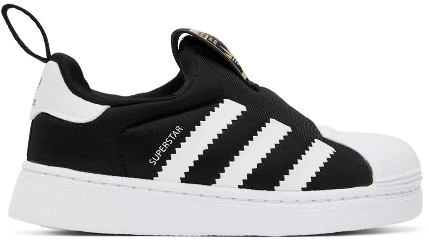 商品Adidas|Baby Black Superstar 360 Sneakers,价格¥215,第1张图片