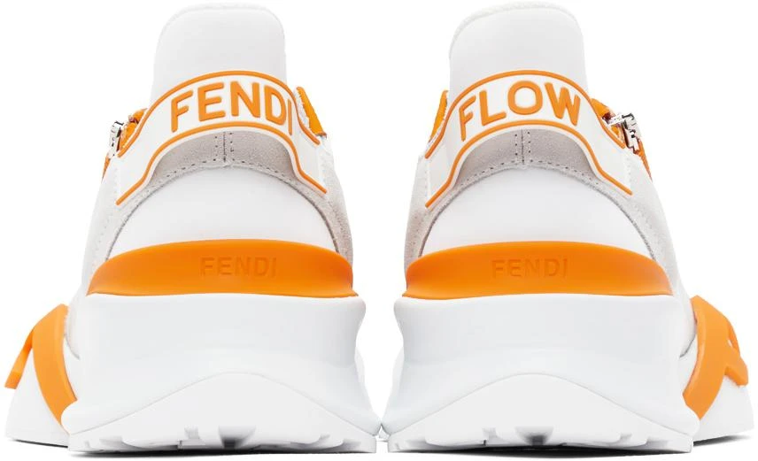 商品Fendi|White 'Fendi Flow' Sneakers,价格¥7126,第4张图片详细描述