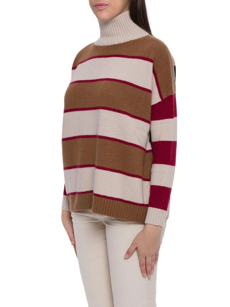 商品Weekend Max Mara|Weekend Max Mara Turtleneck Striped Jumper,价格¥1703,第3张图片详细描述