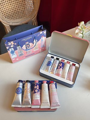 L'occitane 欧舒丹护手霜星河樱花五件套礼盒 30ml*5商品第5张图片规格展示