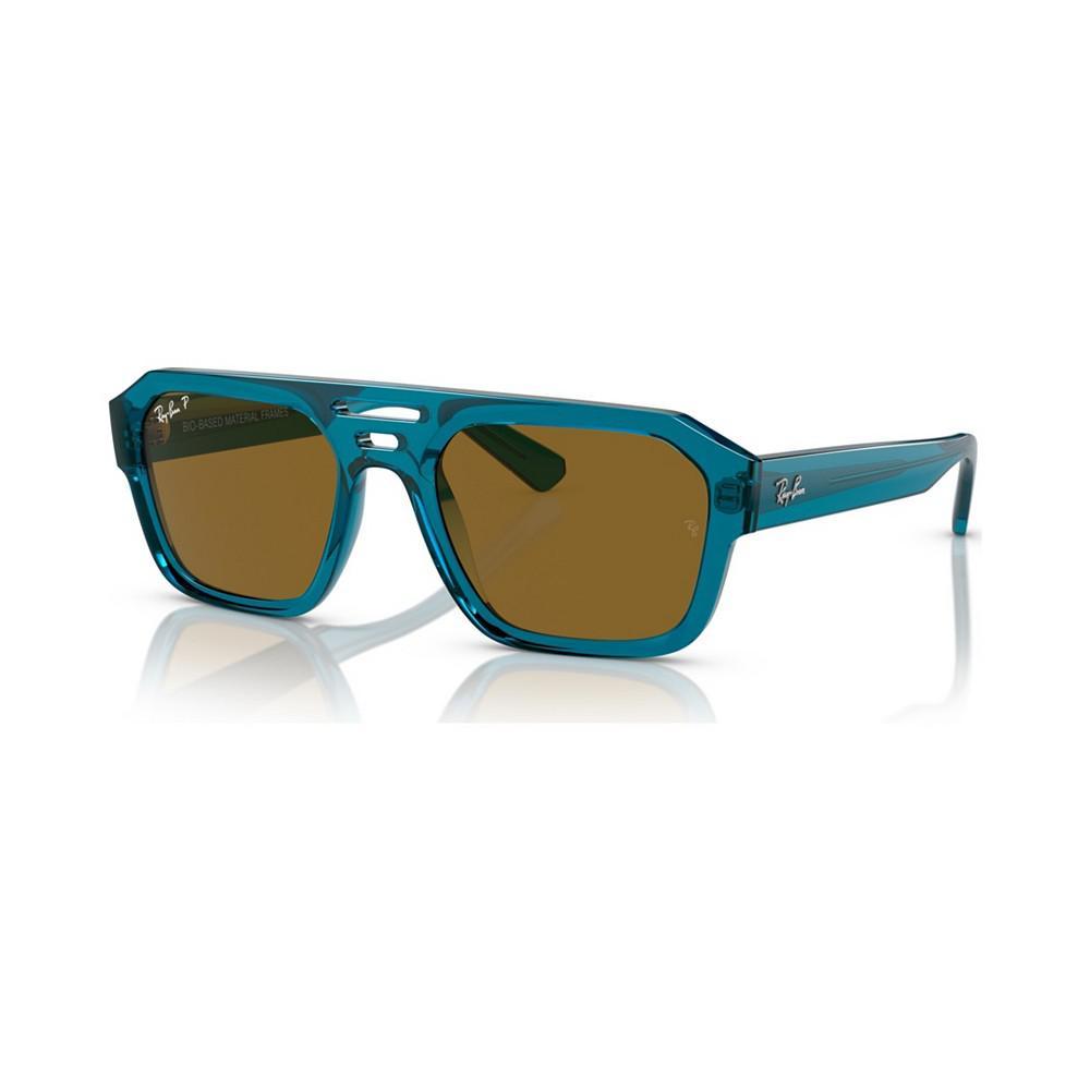 商品Ray-Ban|Unisex Polarized Sunglasses, Corrigan Bio-Based,价格¥1316,第1张图片