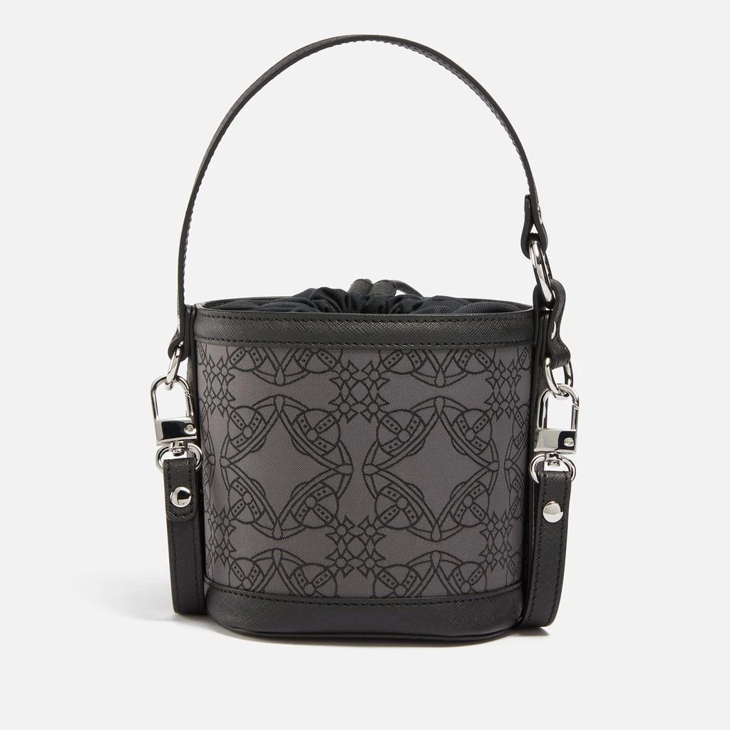 商品Vivienne Westwood|Vivienne Westwood Daisy Drawstring Logo-Jacquard Leather Bag,价格¥3074,第2张图片详细描述