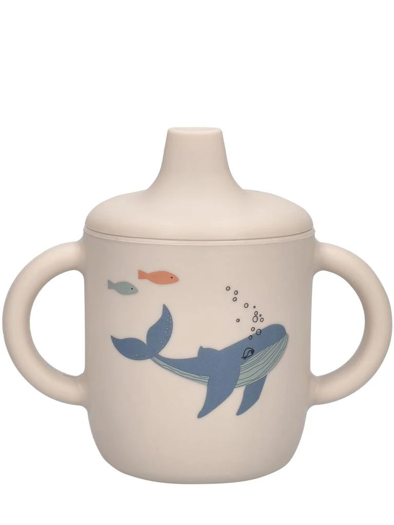 商品Liewood|Sea Print Silicone Sippy Cup,价格¥85,第1张图片