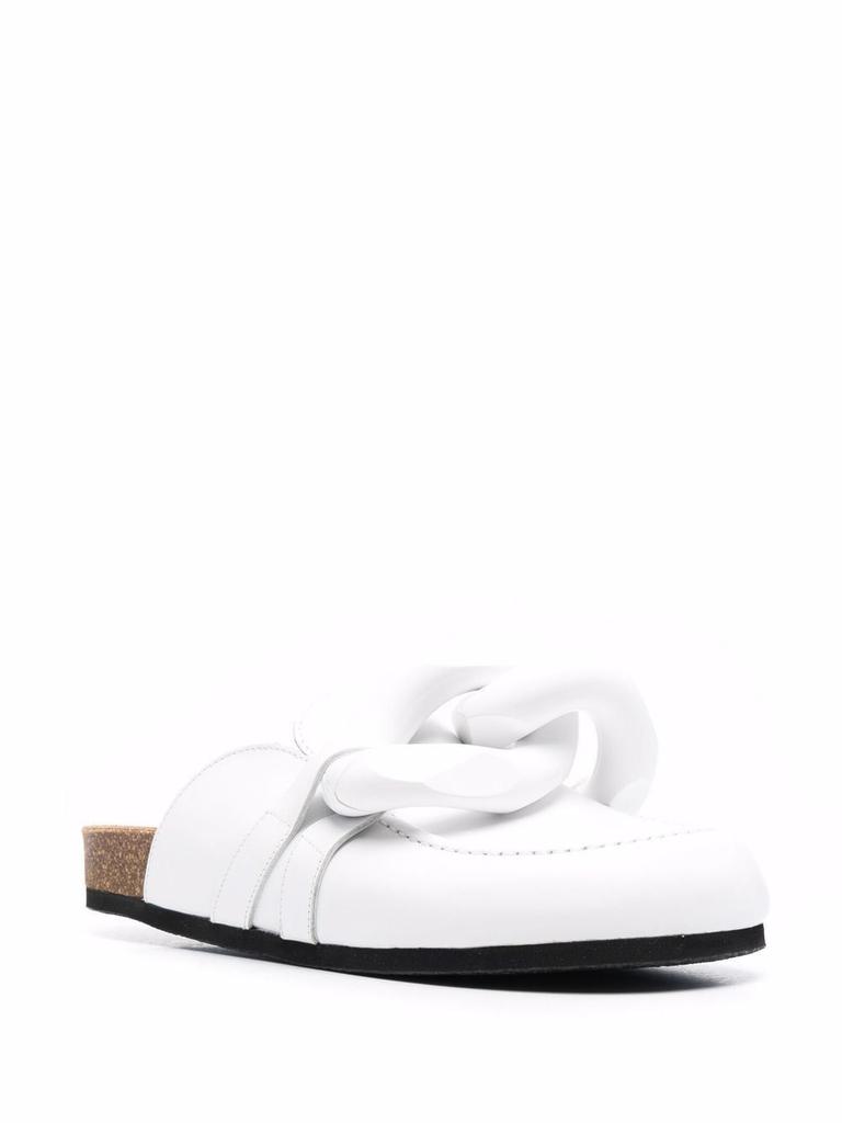 J.W. Anderson Women's  White Leather Sandals商品第2张图片规格展示