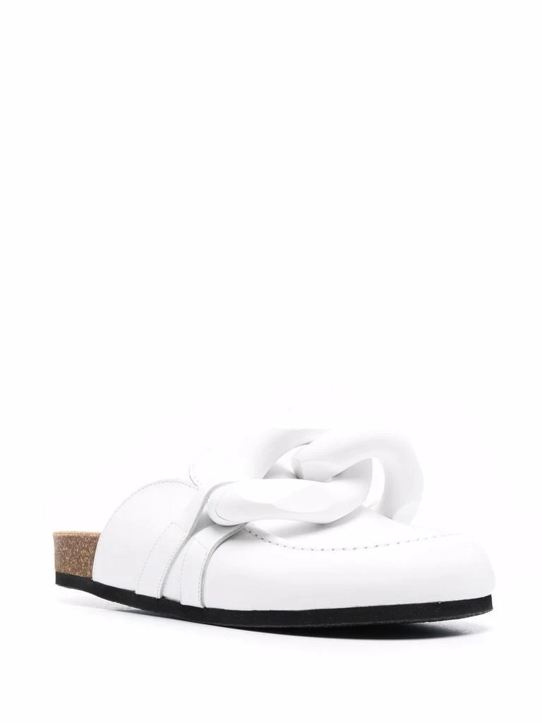 商品JW Anderson|J.W. Anderson Women&#39;s  White Leather Sandals,价格¥4505,第2张图片详细描述