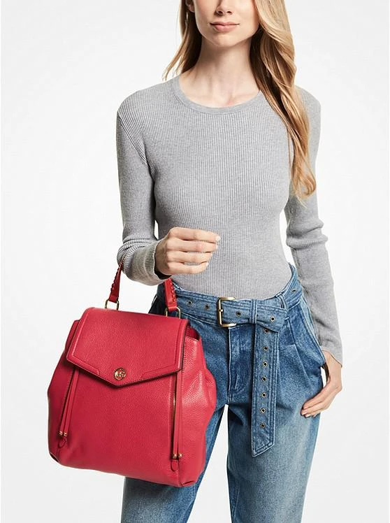 商品Michael Kors|Freya Medium Pebbled Leather Backpack,价格¥1862,第4张图片详细描述