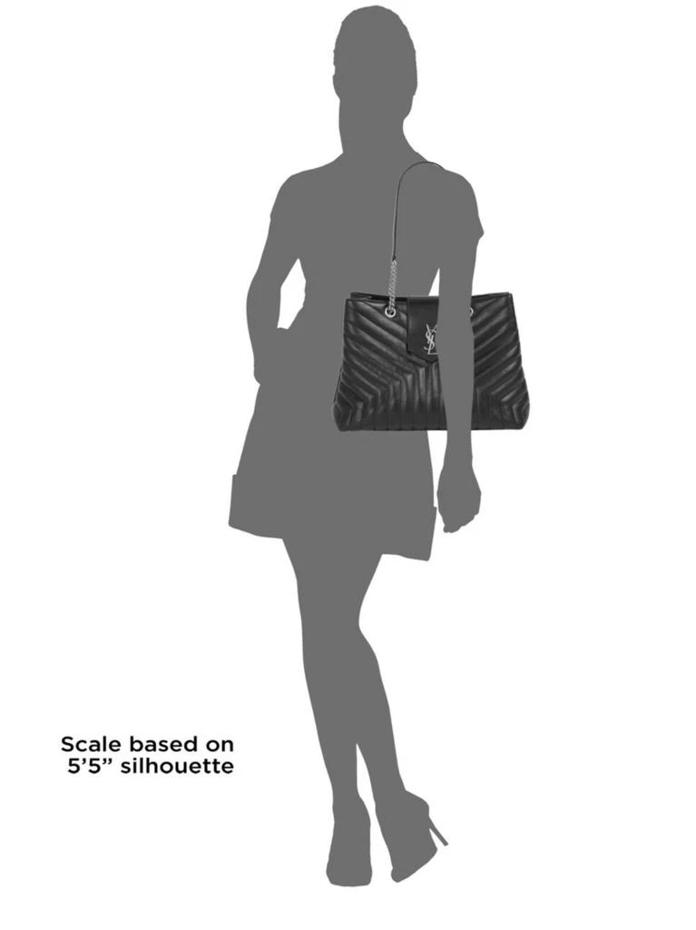 商品Yves Saint Laurent|Large Loulou Matelassé Leather Shopper,价格¥19108,第3张图片详细描述