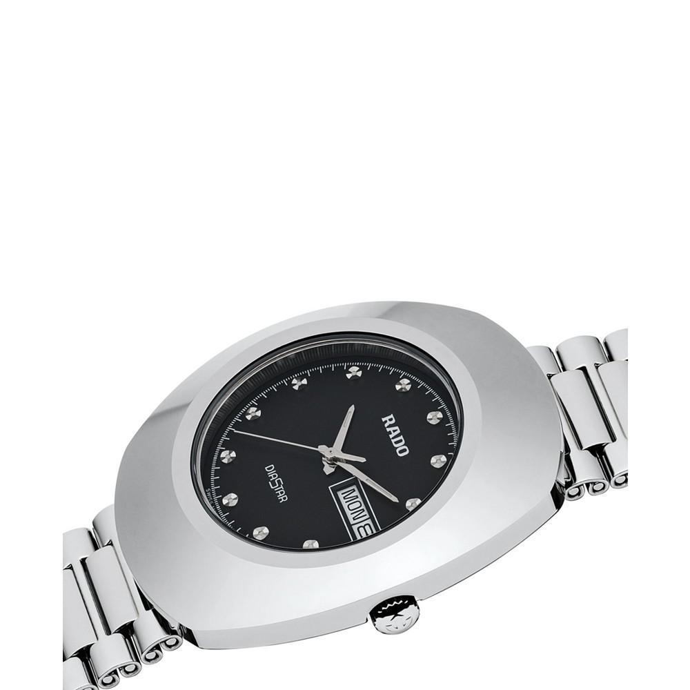 商品Rado|Original Men's Silver-Tone Stainless Steel Bracelet Watch 35mm,价格¥3753,第5张图片详细描述