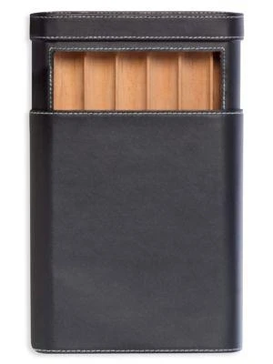 商品Bey-Berk|5-Cigar Leather Case,价格¥818,第1张图片