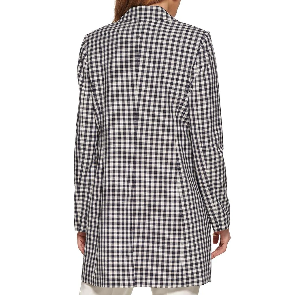 商品Tommy Hilfiger|One-Button Plaid Topper,价格¥497,第2张图片详细描述