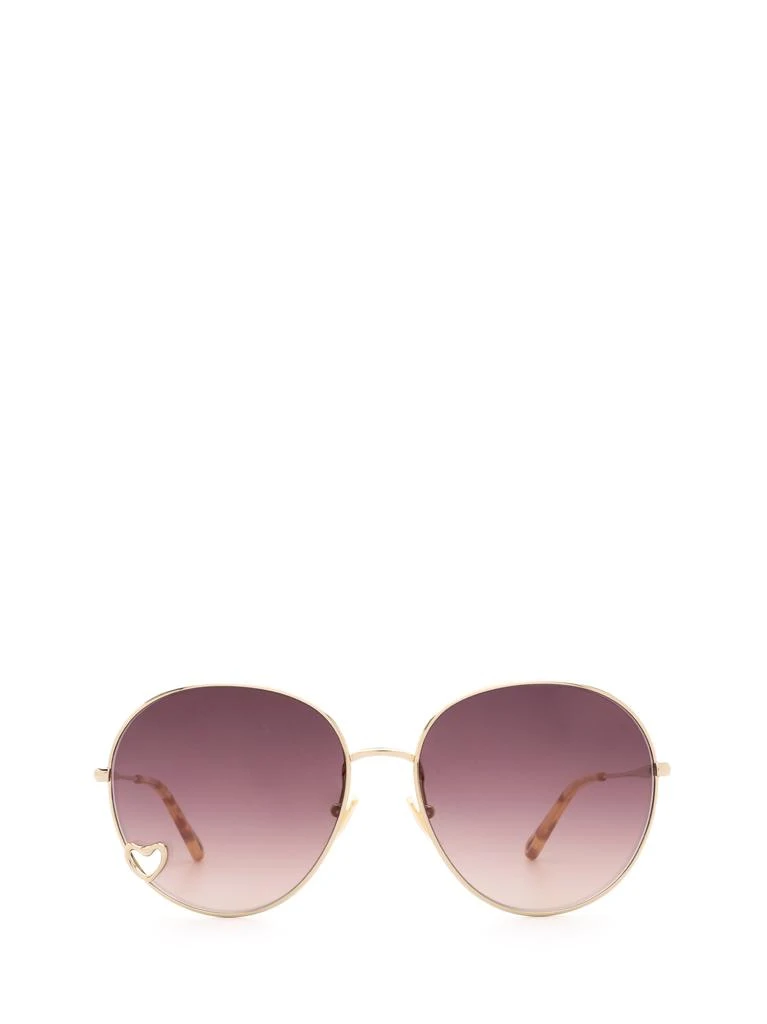 商品Chloé|Chloé CH0027S gold female sunglasses,价格¥2020,第1张图片