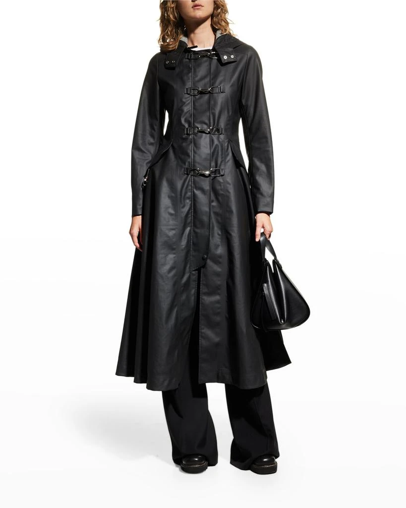 商品Gabriela Hearst|Coleman Long Coat w/ Detachable Hood,价格¥7197,第1张图片