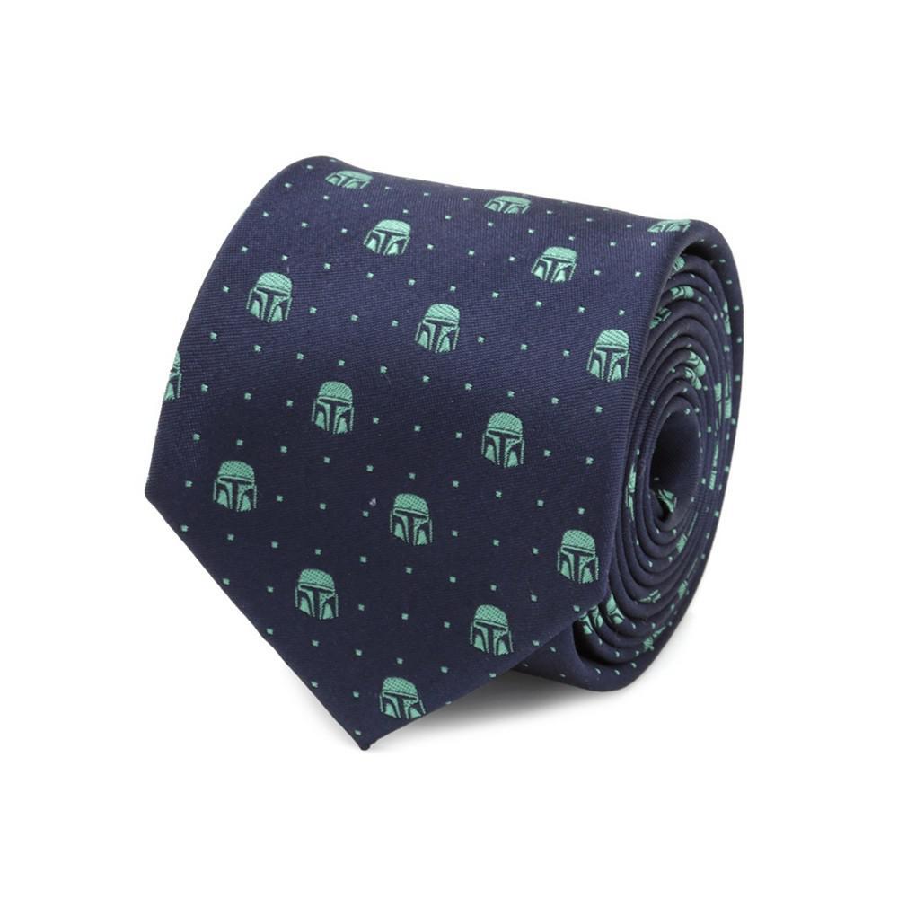 商品Star Wars|Men's Mandalorian Helmet Dotted Tie,价格¥472,第1张图片