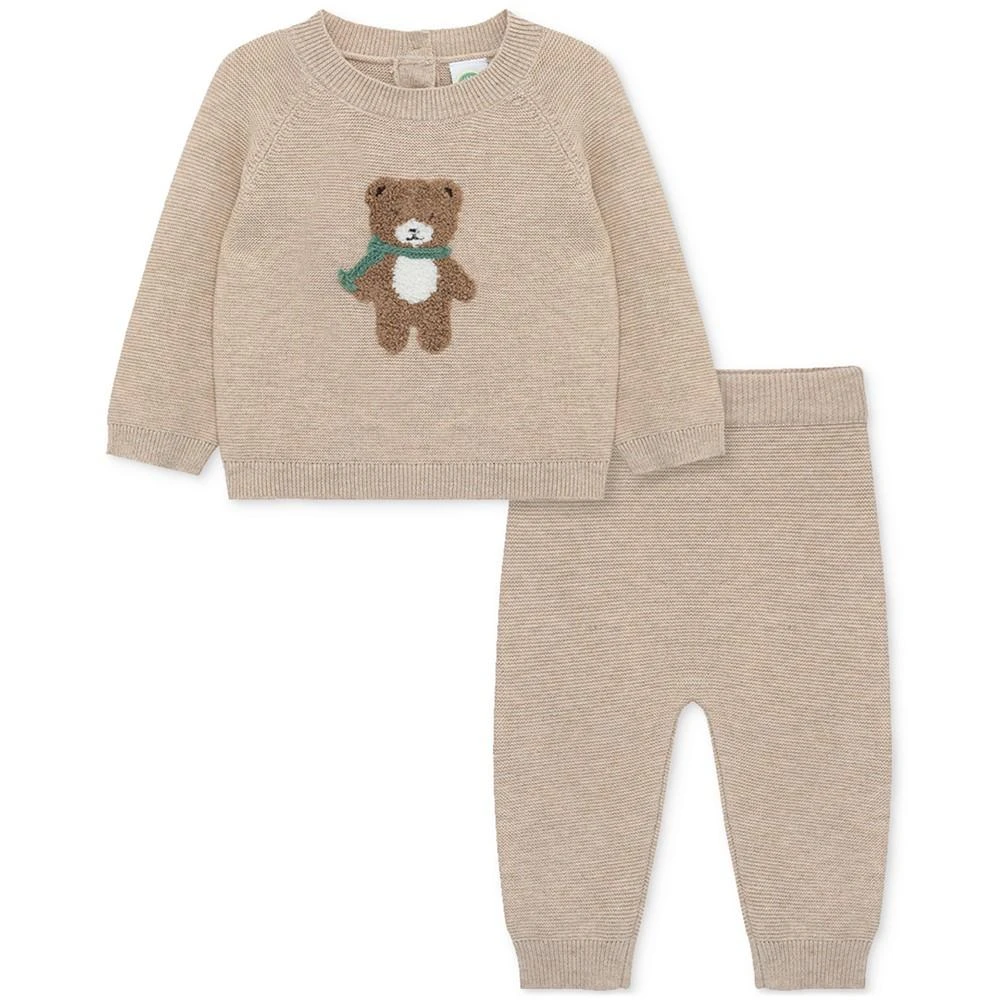 商品Little Me|Baby 2-Pc. Bear Sweater & Pants Set,价格¥303,第1张图片