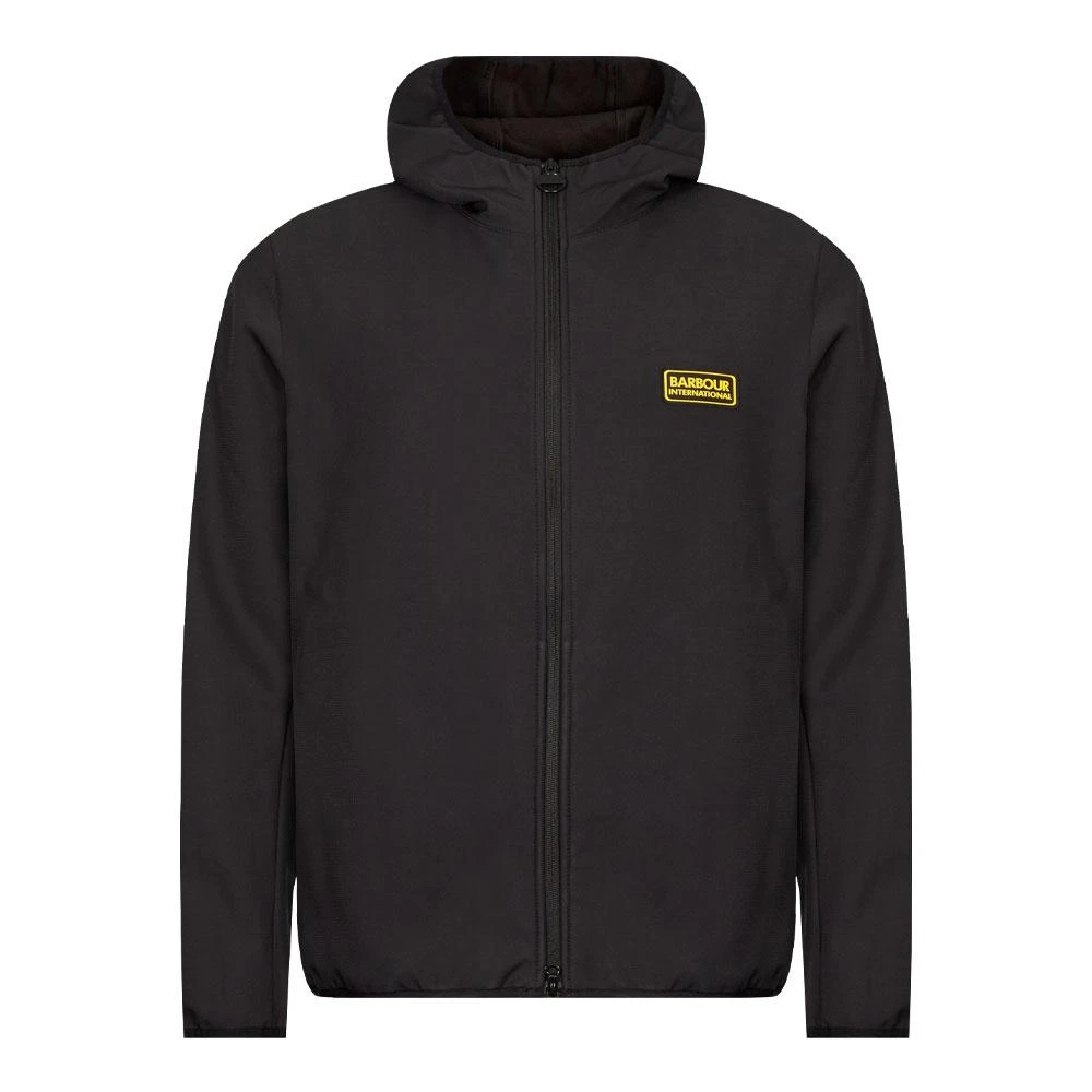 商品Barbour|Barbour International Coldwell Softshell Jacket - Black,价格¥565,第1张图片