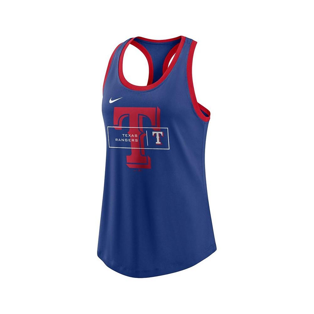 Women's Royal Texas Rangers X-Ray Racerback Performance Tank Top商品第3张图片规格展示