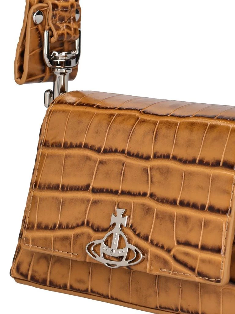 商品Vivienne Westwood|Small Hazel Embossed Leather Bag,价格¥4584,第4张图片详细描述