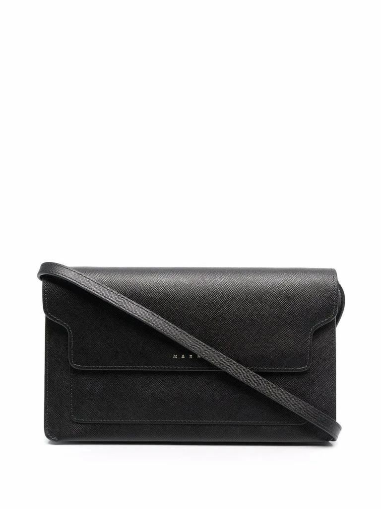 商品Marni|Marni women's black leather shoulder bag,价格¥5951,第1张图片