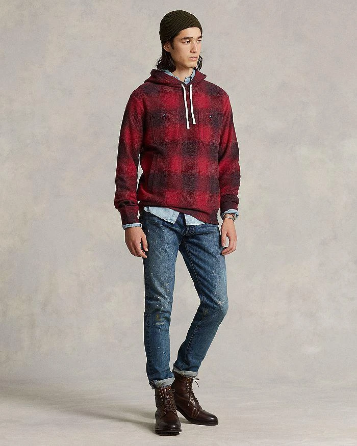 商品Ralph Lauren|Plaid Brushed-Back Fleece Hoodie,价格¥1561,第2张图片详细描述