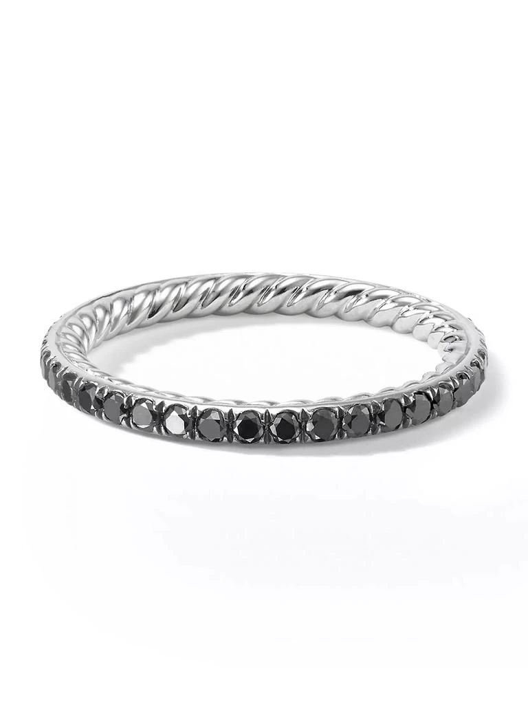 商品David Yurman|DY Eden Band Ring in Platinum,价格¥20982,第1张图片