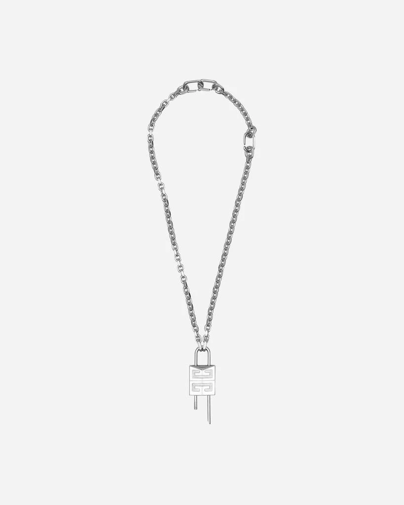 商品Givenchy|Lock Necklace Silver,价格¥3366,第1张图片