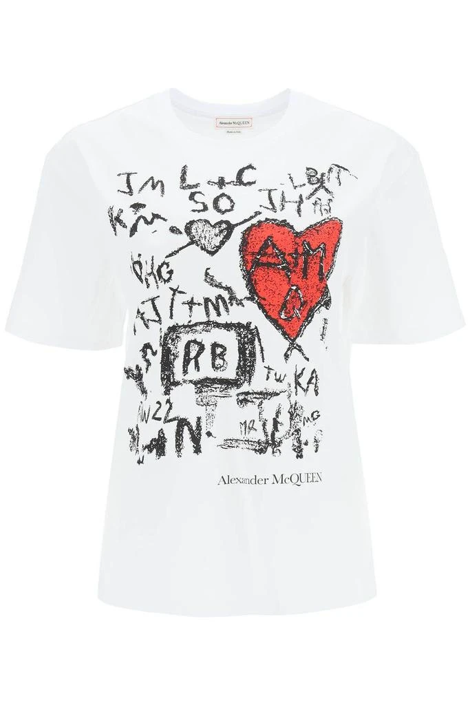 商品Alexander McQueen|PRINTED T-SHIRT,价格¥1532,第1张图片