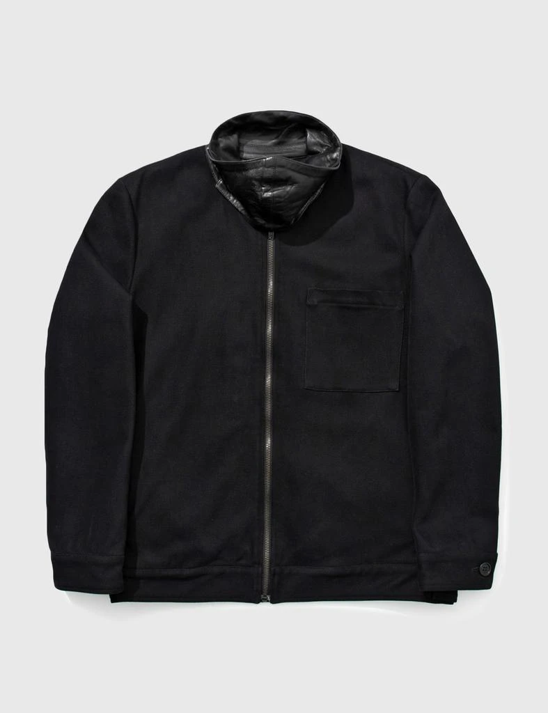 商品[二手商品] Helmut Lang|Helmut Lang Leather Collar Jacket,价格¥4652,第2张图片详细描述